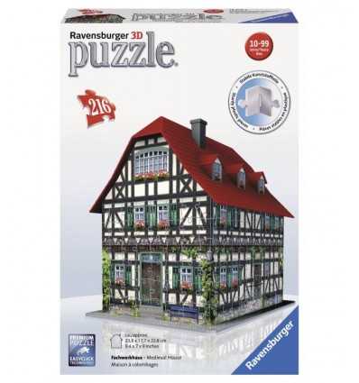 medieval house 3D puzzle 216 pieces 12572 2 Ravensburger- Futurartshop.com