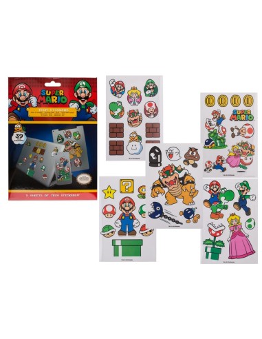Super Mario - Set 39 stickers OTB29/2721 Out of The Blue | Futurartshop.com