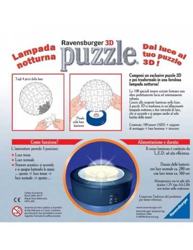 Ravensburger 3D Puzzle Frozen Lampada Notturna RAV12165 Ravensburger | Futurartshop.com