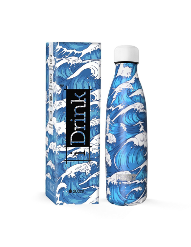 I Drink - Thermal Water Bottle disegno TOTID0431 Futurart | Futurartshop.com