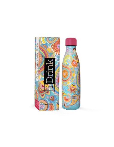 I Drink - Borraccia termica Paisley 500 ml TOTID0429 Futurart | Futurartshop.com