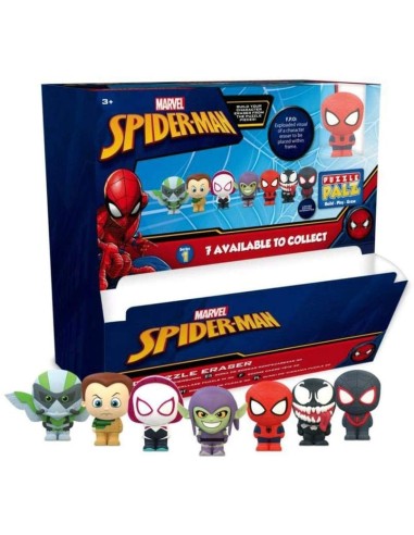 Spider-Man gomma per cancellare 3D - confezione a sorpresa DINSPE-6446 Futurart | Futurartshop.com