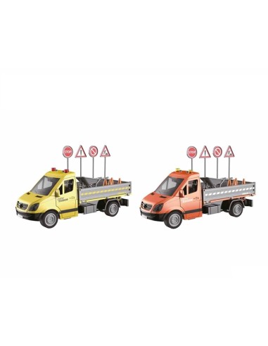Furgone stradale con luci e suoni in scala 1:16 - 2 colori TOY27433 Toys Garden | Futurartshop.com