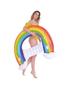 Poltrona gonfiabile arcobaleno GLO66217 Futurart | Futurartshop.com 2