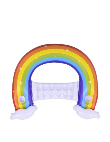 Rainbow inflatable chair GLO66217 Futurart | Futurartshop.com