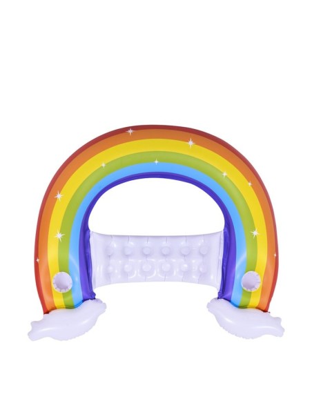 Rainbow inflatable chair GLO66217 Futurart | Futurartshop.com