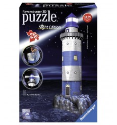 3D Puzzle Night Special Edition mit Licht und Leuchtturm führte 216 Stück 12577 Ravensburger- Futurartshop.com