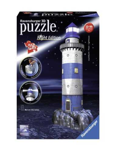 Puzzle 3D Night Special Edition Faro con luce e Led 216 Pezzi RAV12577 Ravensburger | Futurartshop.com
