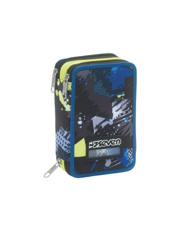 Seven Astuccio organizzato con 3 zip Boy Rushover SEV301012208-899 Seven | Futurartshop.com