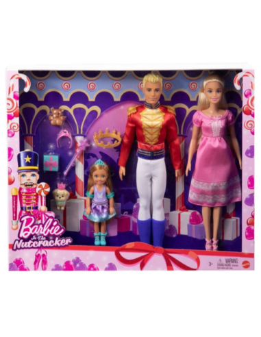 Barbie Nutcracker pack with 3 dolls GEBGXD61 Mattel | Futurartshop.com