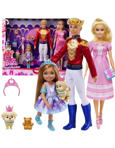 Barbie Nutcracker pack with 3 dolls GEBGXD61 Mattel | Futurartshop.com