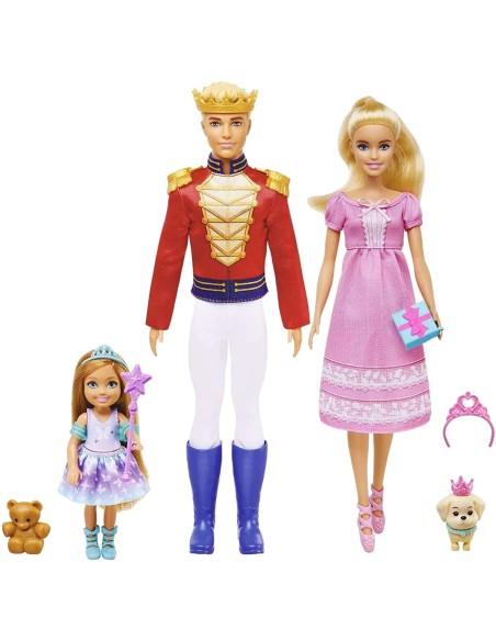 Barbie Schiaccianoci confezione con 3 bambole GEBGXD61 Mattel | Futurartshop.com