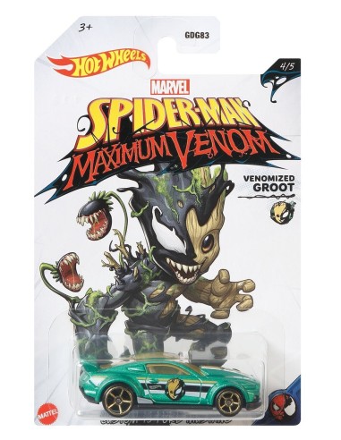 Hot Ven heels Venomized Groot vehicle in 1 : 64 scale GEBGDG83/GJV23 Mattel | Futurartshop.com