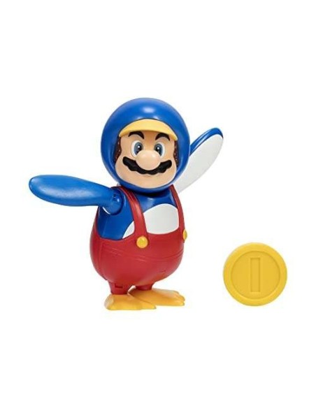 Super Mario character Mario Penguin with coin-11 cm JAK40824 Jakks Pacific | Futurartshop.com