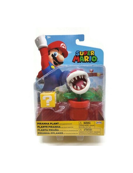 Super Mario character Piragna plant with question Bo Bo JAK40825 Jakks Pacific | Futurartshop.com