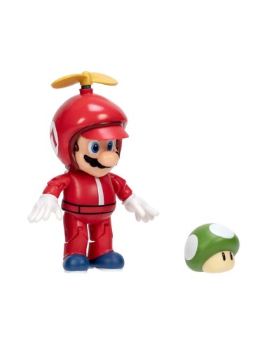 Super Mario helicopter hat with Mushroom-11 cm JAK40827 Jakks Pacific | Futurartshop.com