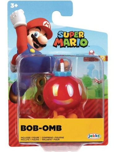 Super Mario personaggio Bob-omb - 8 cm JAK38628 Jakks Pacific | Futurartshop.com