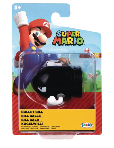 Super Mario personaggio Bullet Bill - 8 cm JAK85486 Jakks Pacific | Futurartshop.com