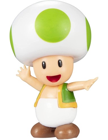 Super Mario character Toad green-8 cm JAK40990 Jakks Pacific | Futurartshop.com