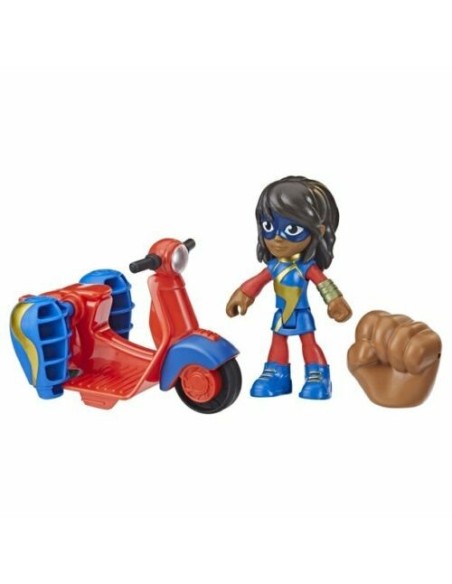 Spide SP and his amazing friends-Ms. Marvel character with Po moto HASF1459/F3991 Hasbro | Futurartshop.com