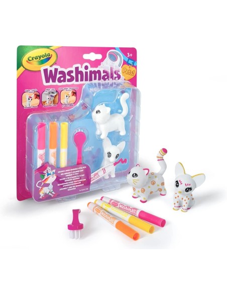 Washimals Pets - set cagnolino e gattino CRA74-7474 Crayola | Futurartshop.com
