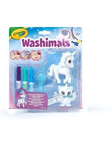 Washimals Peculiar Pets - set unicorno e gufo CRA74-7473 Crayola | Futurartshop.com