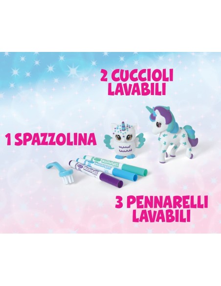 Ashashimals Peculiar Pets-unicorn and Owl set CRA74-7473 Crayola | Futurartshop.com