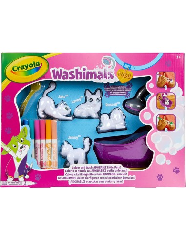 Ash shashimals Pets activity set with 4 Animals CRA74-7453 Crayola | Futurartshop.com