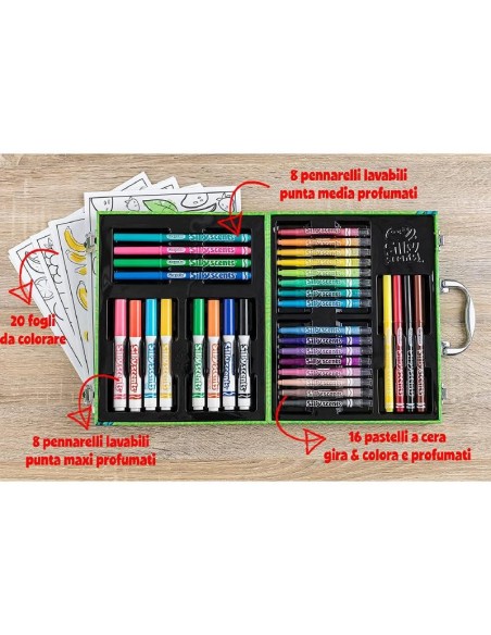 Silly Scents - Mini Valigetta dei colori profumati CRA04-0015 Crayola | Futurartshop.com
