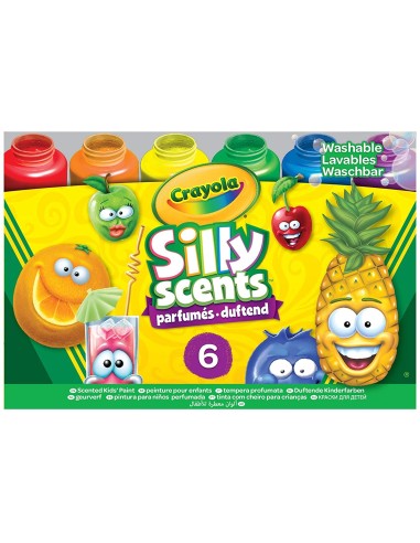 Silly Scents - set 6 scented tempera CRA54-2392 Crayola | Futurartshop.com