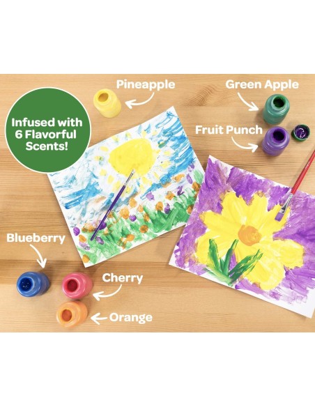 Silly Scents - set 6 scented tempera CRA54-2392 Crayola | Futurartshop.com