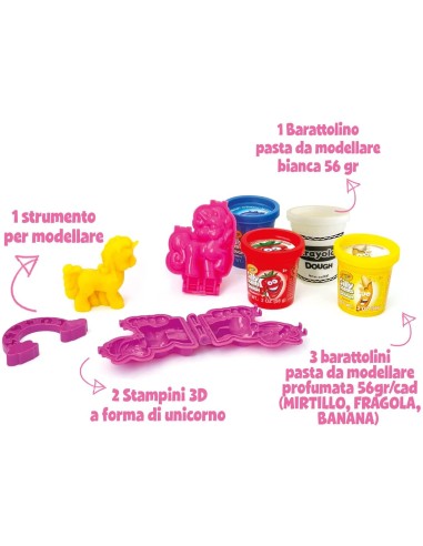 Silly Scents - shape paste create and shape unicorn CRAA1-2203 Crayola | Futurartshop.com