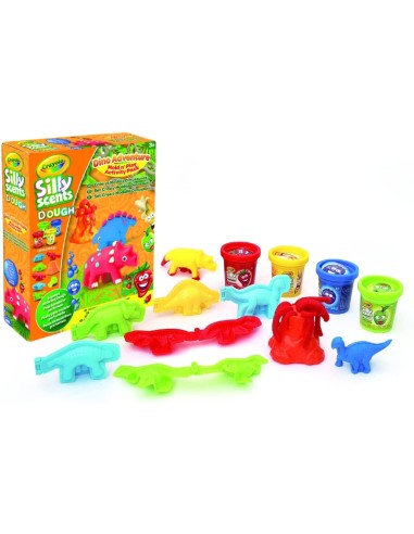 Silly Scents - modeling paste create and shape dinosaurs CRAA1-2204 Crayola | Futurartshop.com
