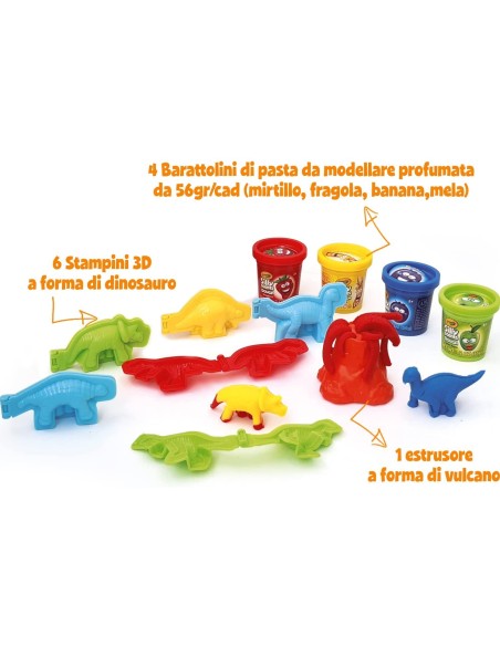 Silly Scents - pasta da modellare crea e modella i dinosauri CRAA1-2204 Crayola | Futurartshop.com