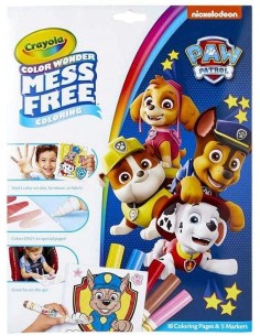 Album da colorare Paw Patrol con pennarelli magici e trasparenti CRA75-7007 Crayola | Futurartshop.com 2