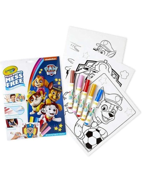PA Patr Patrol Coloring Book With Magic and transparent markers CRA75-7007 Crayola | Futurartshop.com