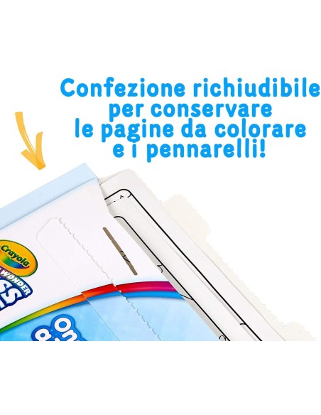 Album da colorare Creature magiche con pennarelli magici e trasparenti CRA75-2821 Crayola | Futurartshop.com