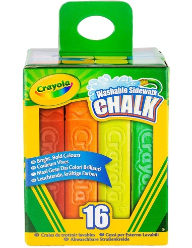 Washable outdoor chalks 16 colors CRA51-2016 Crayola | Futurartshop.com