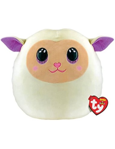 Peluche Agnello Fluffy Squish a Boos - 33 cm CRAT39330 Ty | Futurartshop.com