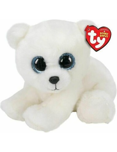Plush Polar Bear Ari Beanie Babies - 15cm CRAT40173 Ty | Futurartshop.com