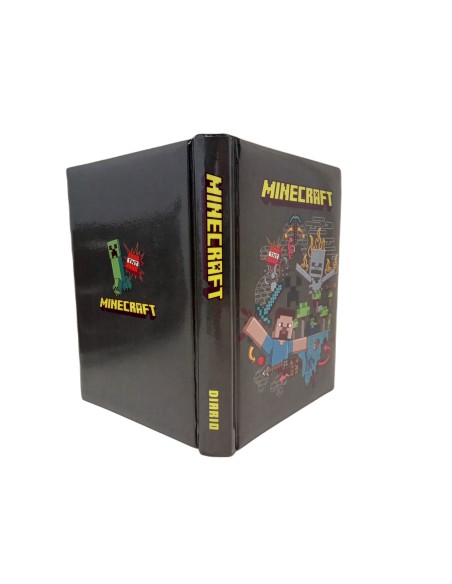Minecraft standard Diary 12 months gray color 22-23 PAN68315-2 Panini | Futurartshop.com
