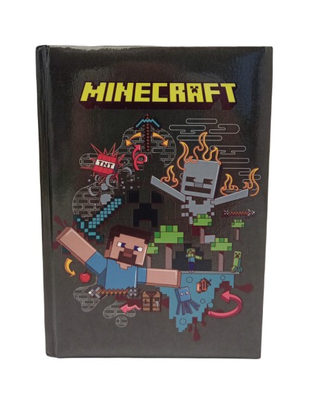Minecraft standard Diary 12 months gray color 22-23 PAN68315-2 Panini | Futurartshop.com