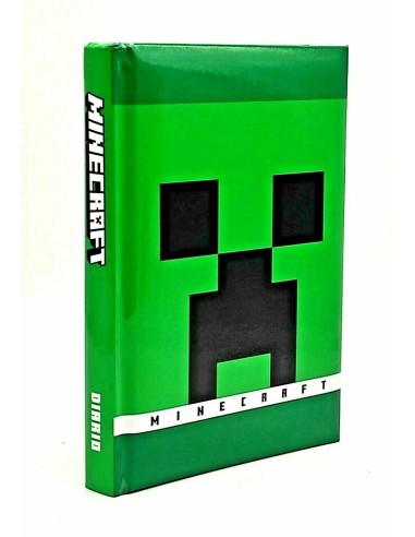 Minecraft standard Diary 12 months green color 22-23 PAN68315-1 Panini | Futurartshop.com