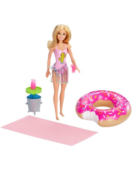 Barbie con salvagente a forma di ciambella FICGHT19/GHT20 Mattel | Futurartshop.com
