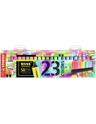 Stabilo set evidenziatori da scrivania con 23 colori ARVI7023-01-5 Stabilo | Futurartshop.com