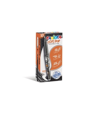 Carioca black erasable pen Ops Pop ARV31044/01 Futurart | Futurartshop.com