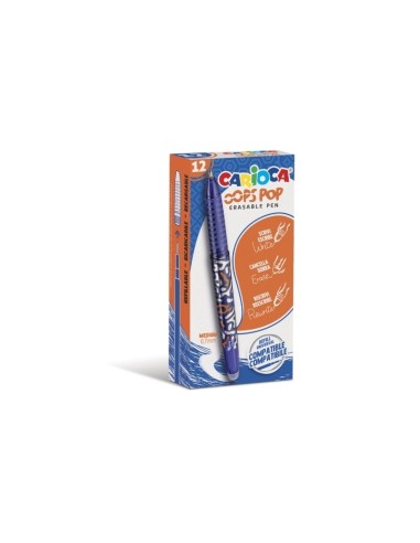 Carioca erasable pen color blue Ops Pop ARV31044/02 Futurart | Futurartshop.com