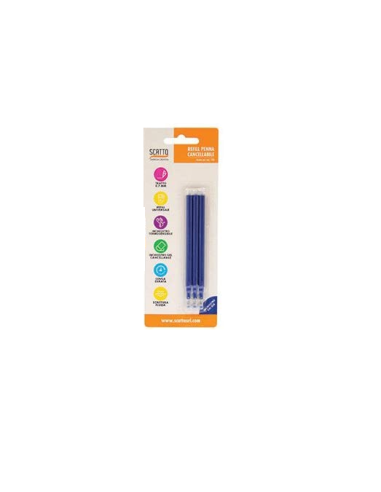Snap refill erasable gel pen blue color-3 pieces ARV597-19 Futurart | Futurartshop.com