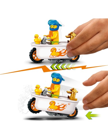 Lego City - Stunt Bike con vasca da bagno 60333 LEG6379641 Lego | Futurartshop.com