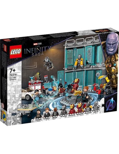Lego Marvel 76216-Iron Man's Armory LEG6378889 Lego | Futurartshop.com